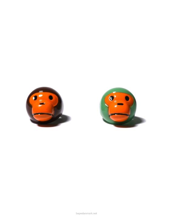 A Bathing Ape Kvinder baby milo ring sæt HH6J1146 Brun