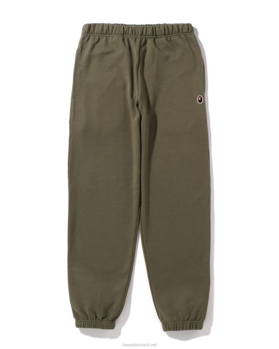 A Bathing Ape Kvinder head one point oversize sweat pants HH6J974 militærgrøn