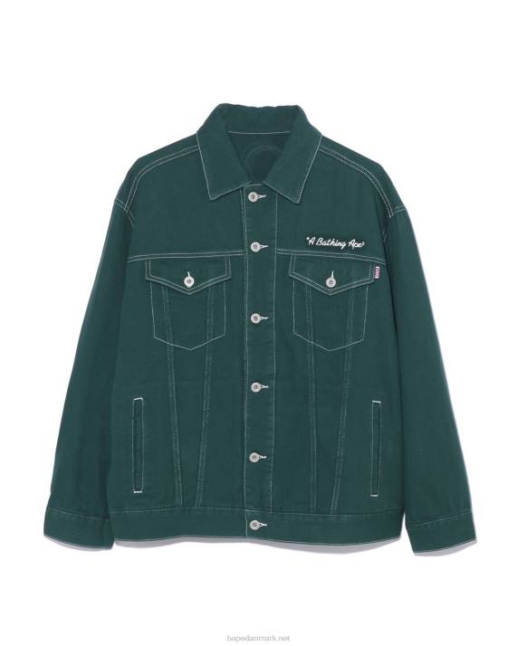 A Bathing Ape Kvinder champion oversized farve twill jakke HH6J911 dyb jungle