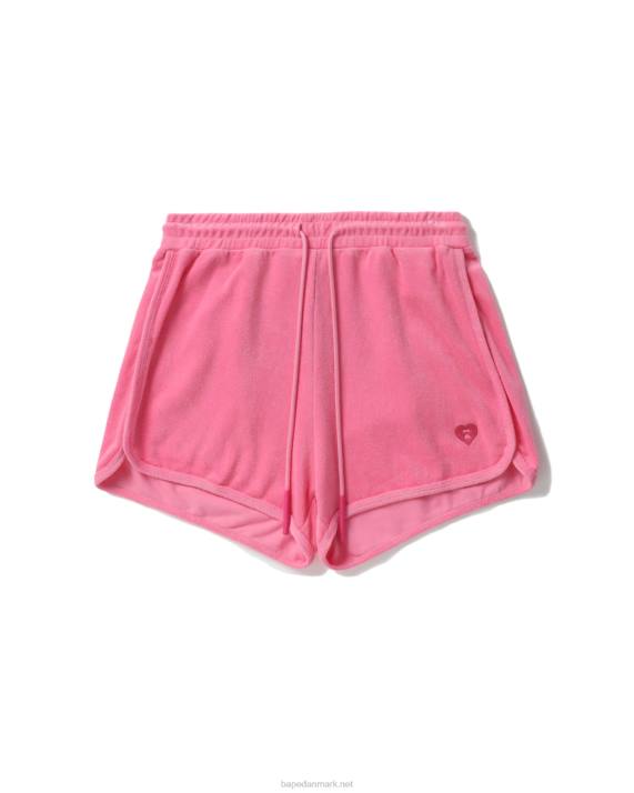 A Bathing Ape Kvinder håndklæde løbeshorts HH6J831 lyserød