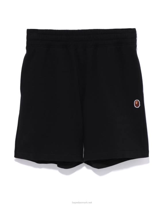 A Bathing Ape Kvinder head one point oversize sweatshorts HH6J796 sort