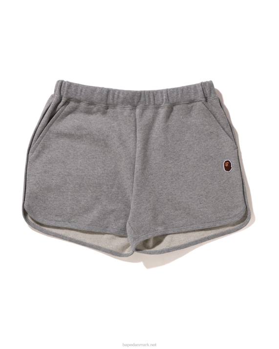A Bathing Ape Kvinder one point sweatshorts HH6J894 grå