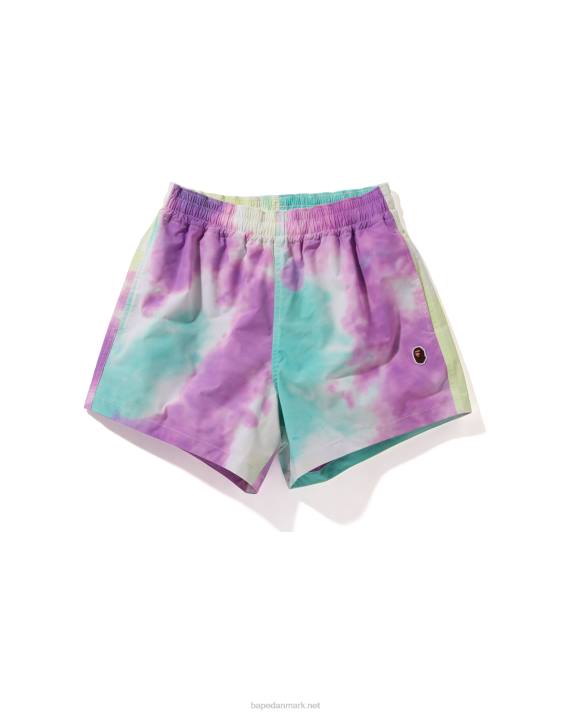 A Bathing Ape Kvinder one point tie dye shorts HH6J990 caise