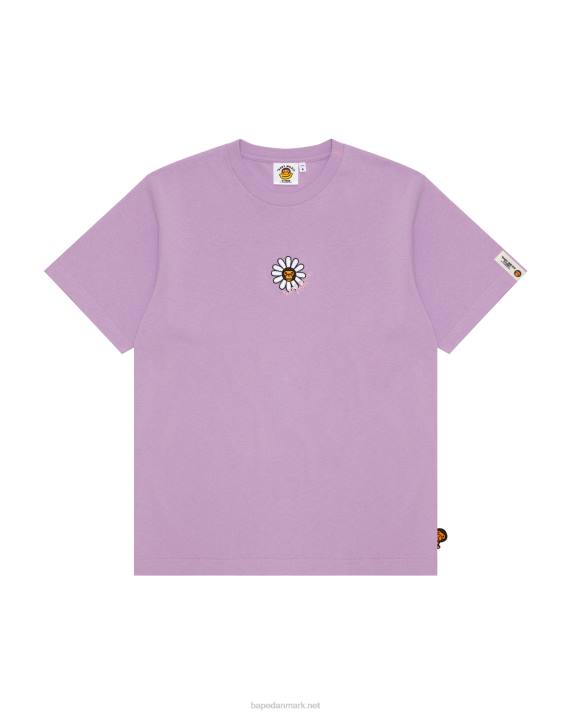 A Bathing Ape Kvinder baby milo kortærmet t-shirt HH6J859 lilla