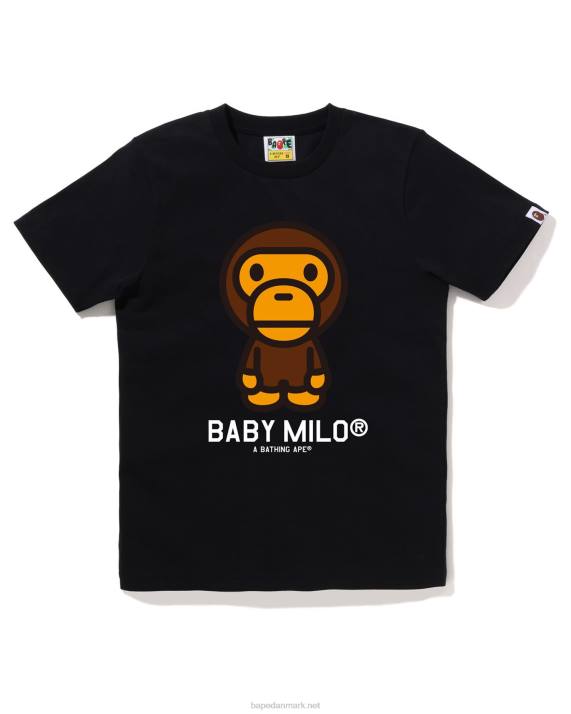 A Bathing Ape Kvinder baby milo t-shirt HH6J916 sort