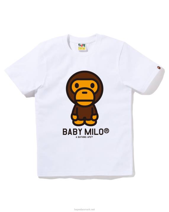 A Bathing Ape Kvinder baby milo t-shirt HH6J918 hvid