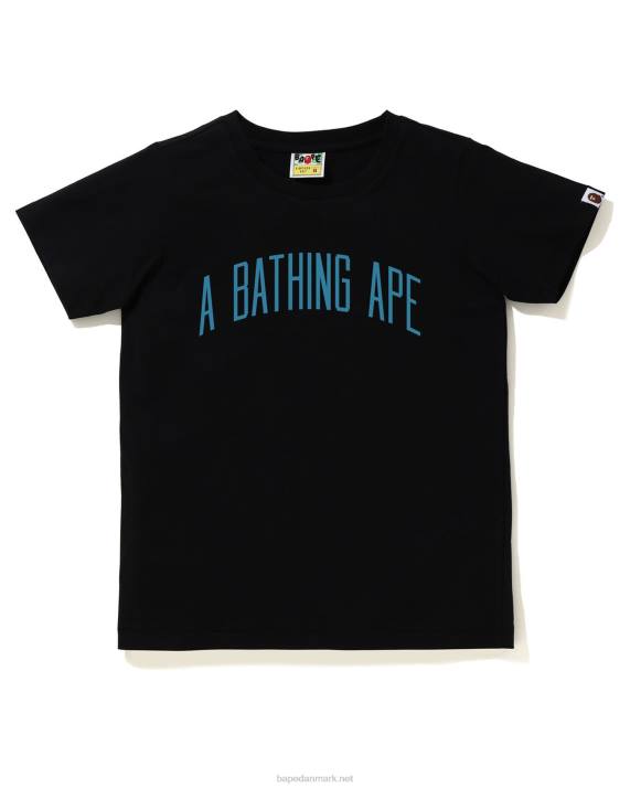 A Bathing Ape Kvinder bogstav t-shirt HH6J889 sort