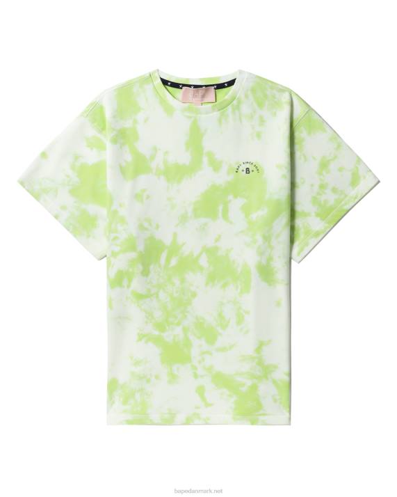 A Bathing Ape Kvinder logo tie-dye t-shirt HH6J790 lysegrøn