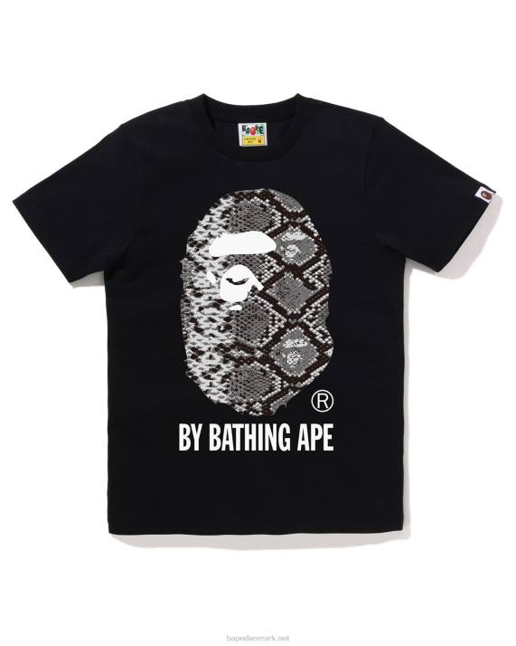A Bathing Ape Kvinder slange t-shirt HH6J873 sort