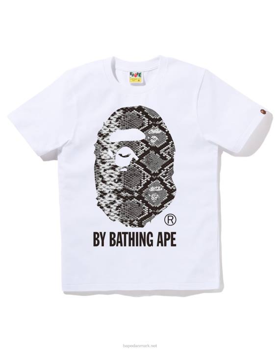 A Bathing Ape Kvinder slange t-shirt HH6J875 hvid