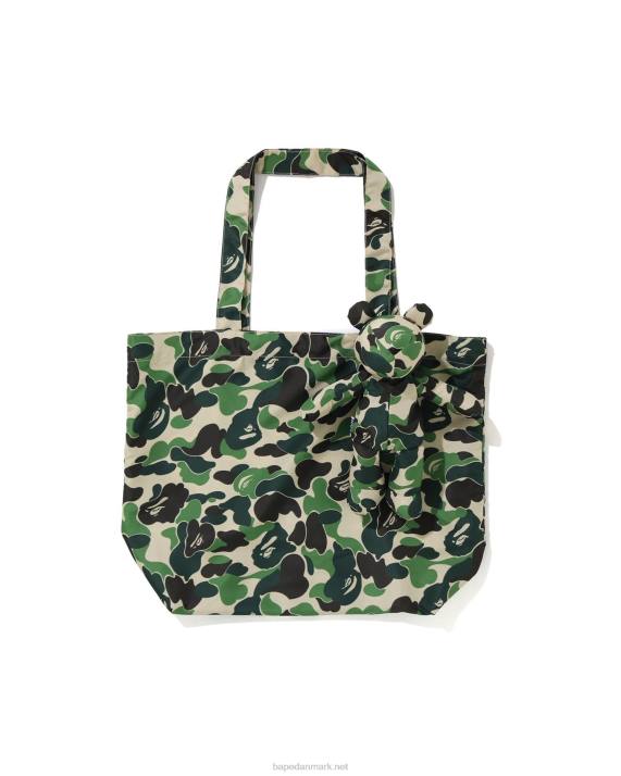 A Bathing Ape Mænd abc camo bear øko taske(r) HH6J474 militærgrøn
