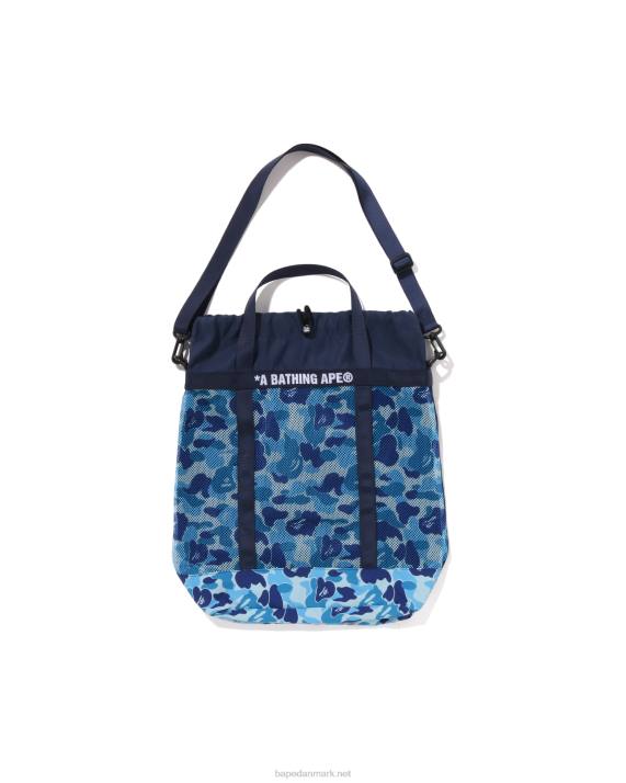 A Bathing Ape Mænd abc camo mesh mulepose HH6J395 lyseblå