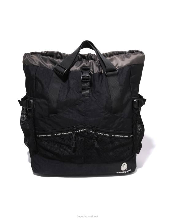 A Bathing Ape Mænd farveblokerende multitaske HH6J458 sort
