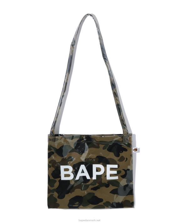 A Bathing Ape Mænd 1. camo skuldertaske HH6J775 militærgrøn