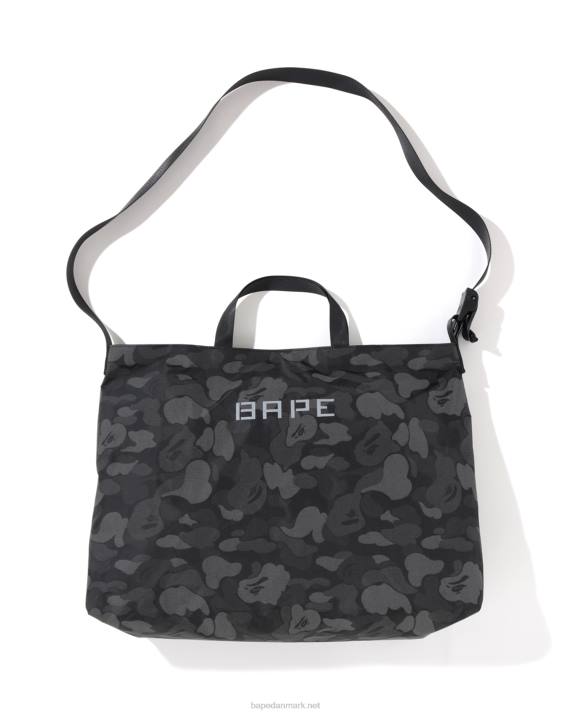 A Bathing Ape Mænd abc dot reflekterende skuldertaske HH6J761 sort