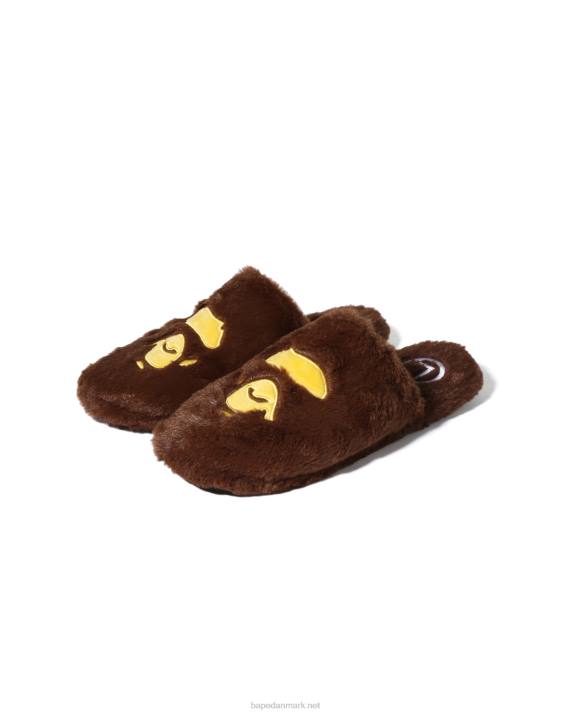 A Bathing Ape Mænd hoved hjemmesko HH6J711 Brun