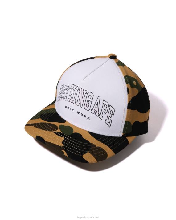 A Bathing Ape Mænd 1. camo cap HH6J472 gul