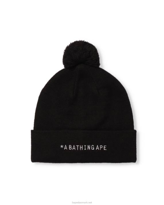 A Bathing Ape Mænd strik hue HH6J637 sort