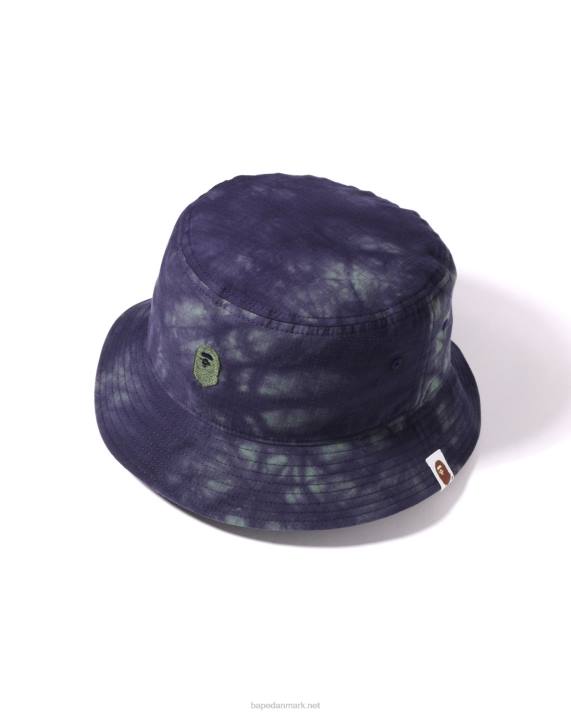A Bathing Ape Mænd tie dye one point bucket hat HH6J570 lilla