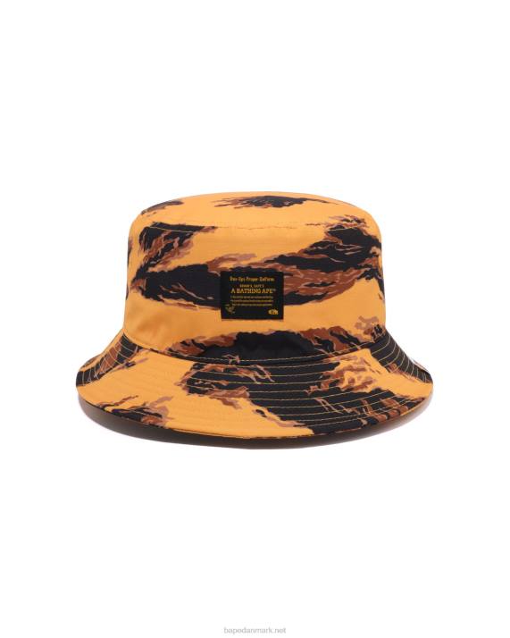 A Bathing Ape Mænd tiger camo bøttehat HH6J500 orange