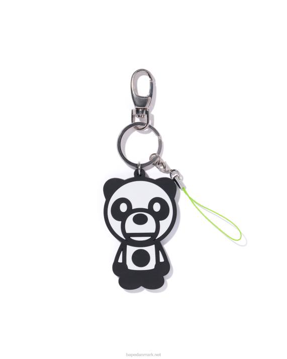 A Bathing Ape Mænd pd silikone nøglering HH6J1182 hvid