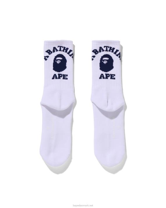 A Bathing Ape Mænd college sokker HH6J587 blå