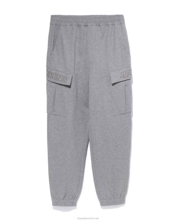 A Bathing Ape Mænd 6-lommers joggingbukser med afslappet pasform HH6J229 grå