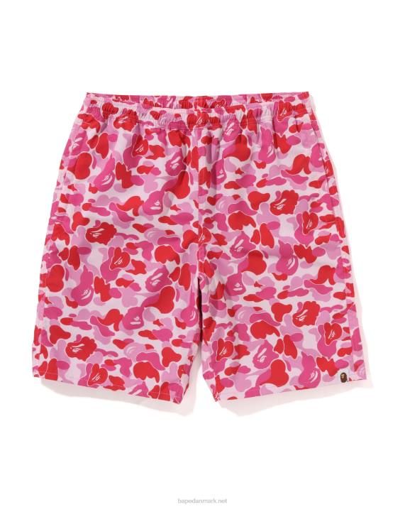 A Bathing Ape Mænd abc camo strandshorts HH6J46 lyserød
