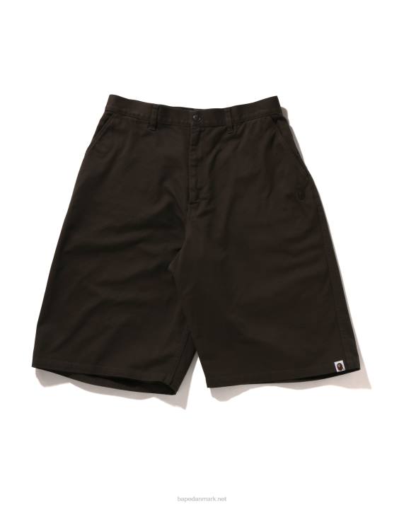 A Bathing Ape Mænd chino-shorts med et punkt med løs pasform HH6J99 mørkegrå