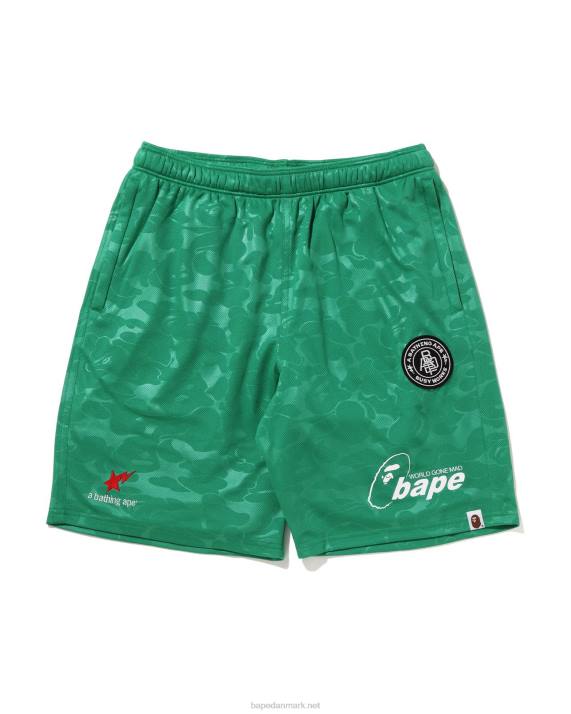 A Bathing Ape Mænd fodbold shorts HH6J357 mynte