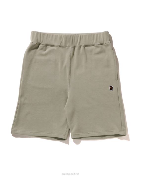 A Bathing Ape Mænd hoved one point sweat shorts HH6J101 taupe