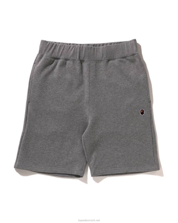 A Bathing Ape Mænd hoved one point sweat shorts HH6J105 grå