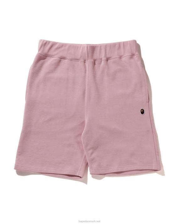 A Bathing Ape Mænd hoved one point sweat shorts HH6J106 lyserød