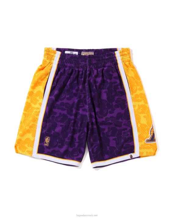 A Bathing Ape Mænd x m&n los angeles lakers jersey shorts HH6J361 lilla
