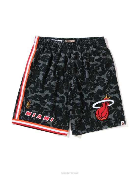 A Bathing Ape Mænd x m&n miami varme jersey shorts HH6J371 sort