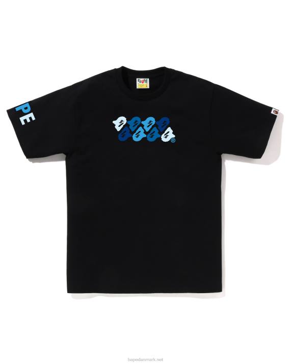 A Bathing Ape Mænd abc camo t-shirt HH6J74 sort