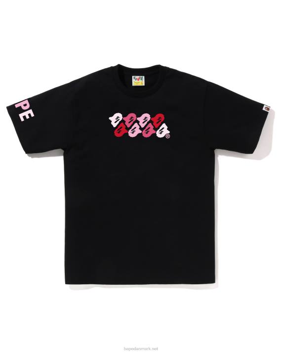 A Bathing Ape Mænd abc camo t-shirt HH6J76 sort