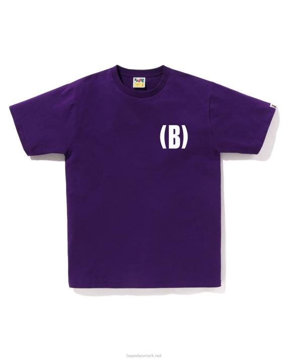 A Bathing Ape Mænd b et point tee HH6J132 lilla