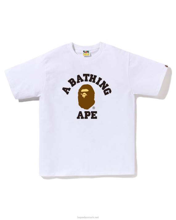 A Bathing Ape Mænd college t-shirt HH6J247 hvid