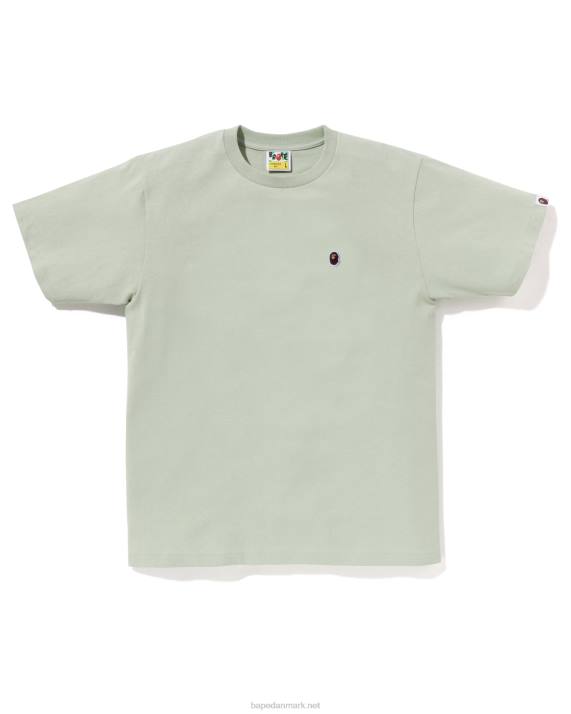 A Bathing Ape Mænd hoved et point tee HH6J33 militærgrøn