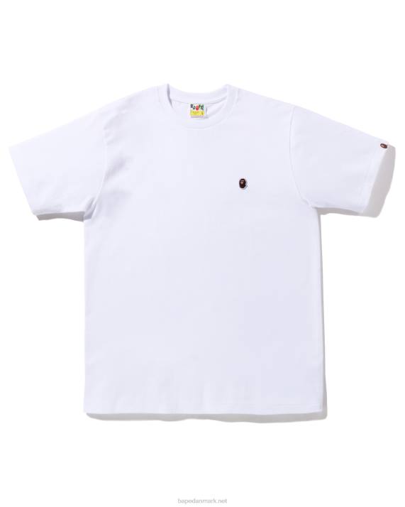 A Bathing Ape Mænd hoved et point tee HH6J35 hvid