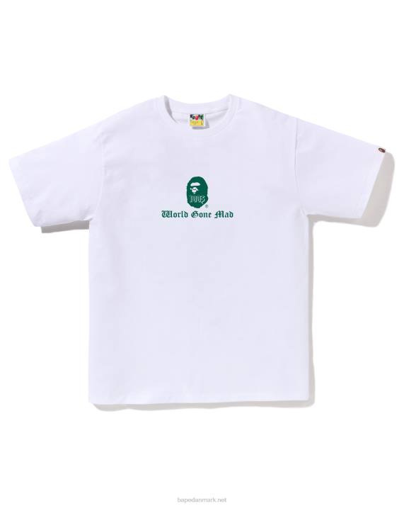 A Bathing Ape Mænd logo t-shirt HH6J39 hvid