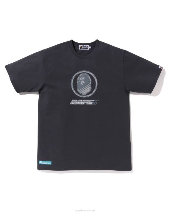 A Bathing Ape Mænd logo t-shirt HH6J7 mørkegrå