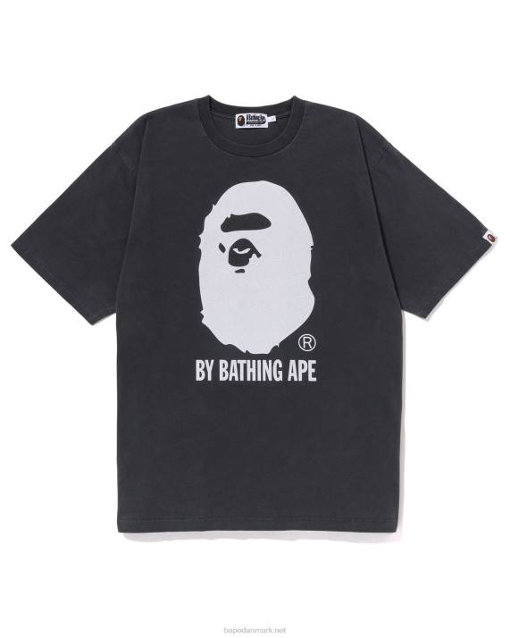 A Bathing Ape Mænd overfarvet af afslappet t-shirt HH6J250 sort