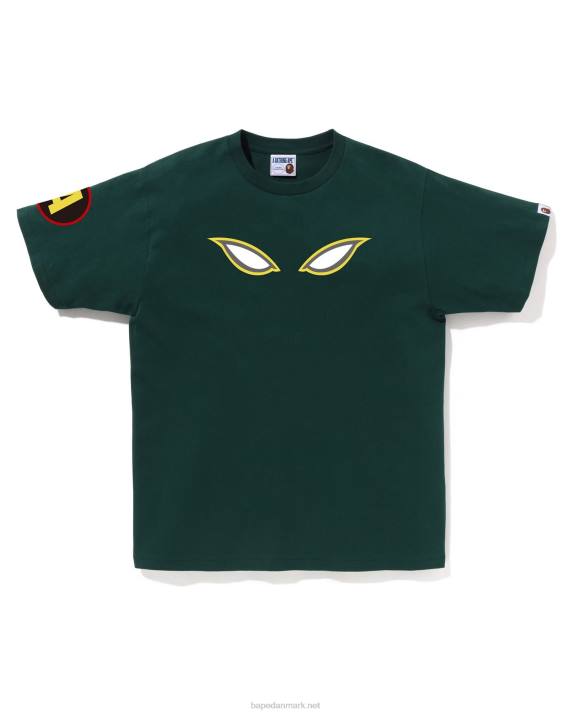 A Bathing Ape Mænd skygge t-shirt HH6J172 dyb jungle
