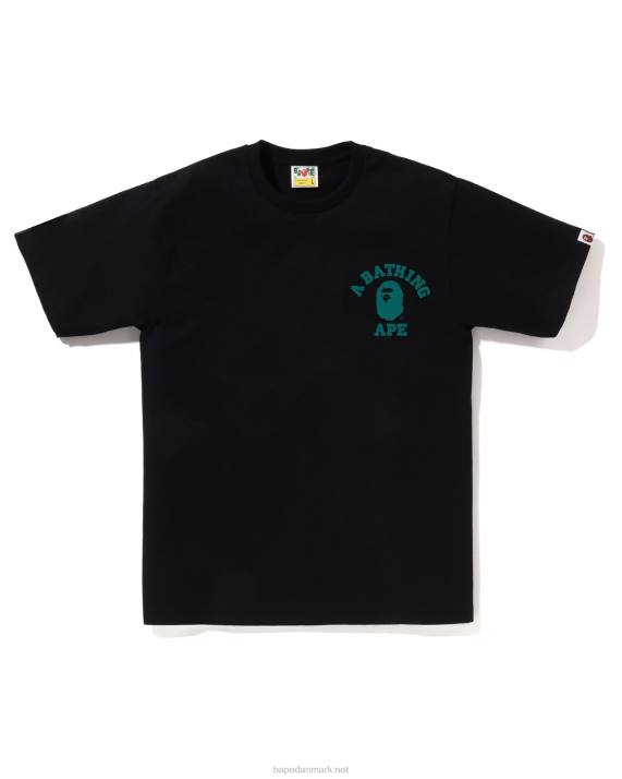 A Bathing Ape Mænd speed racer college ats tee HH6J256 sort