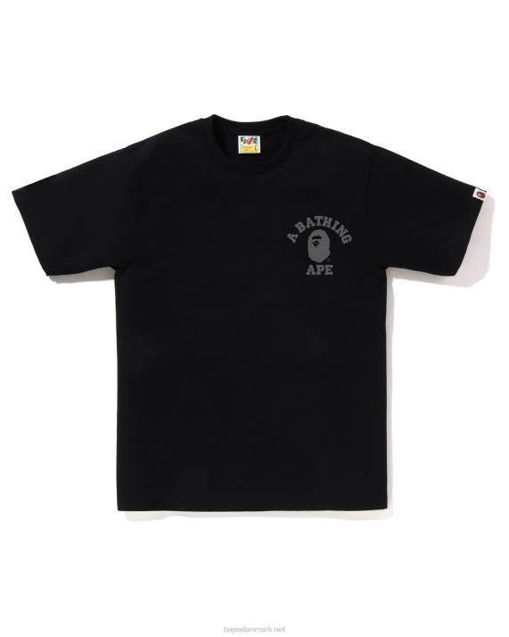 A Bathing Ape Mænd speed racer college ats tee HH6J257 sort