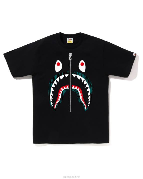 A Bathing Ape Mænd speed racer haj t-shirt HH6J274 sort