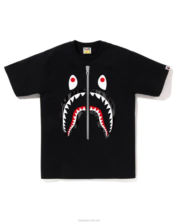 A Bathing Ape Mænd speed racer haj t-shirt HH6J275 sort
