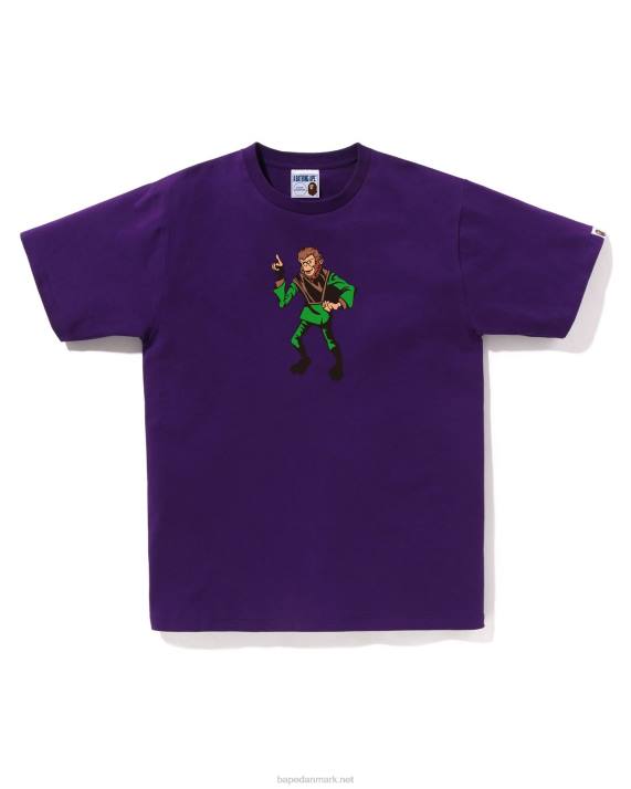 A Bathing Ape Mænd tee HH6J163 lilla
